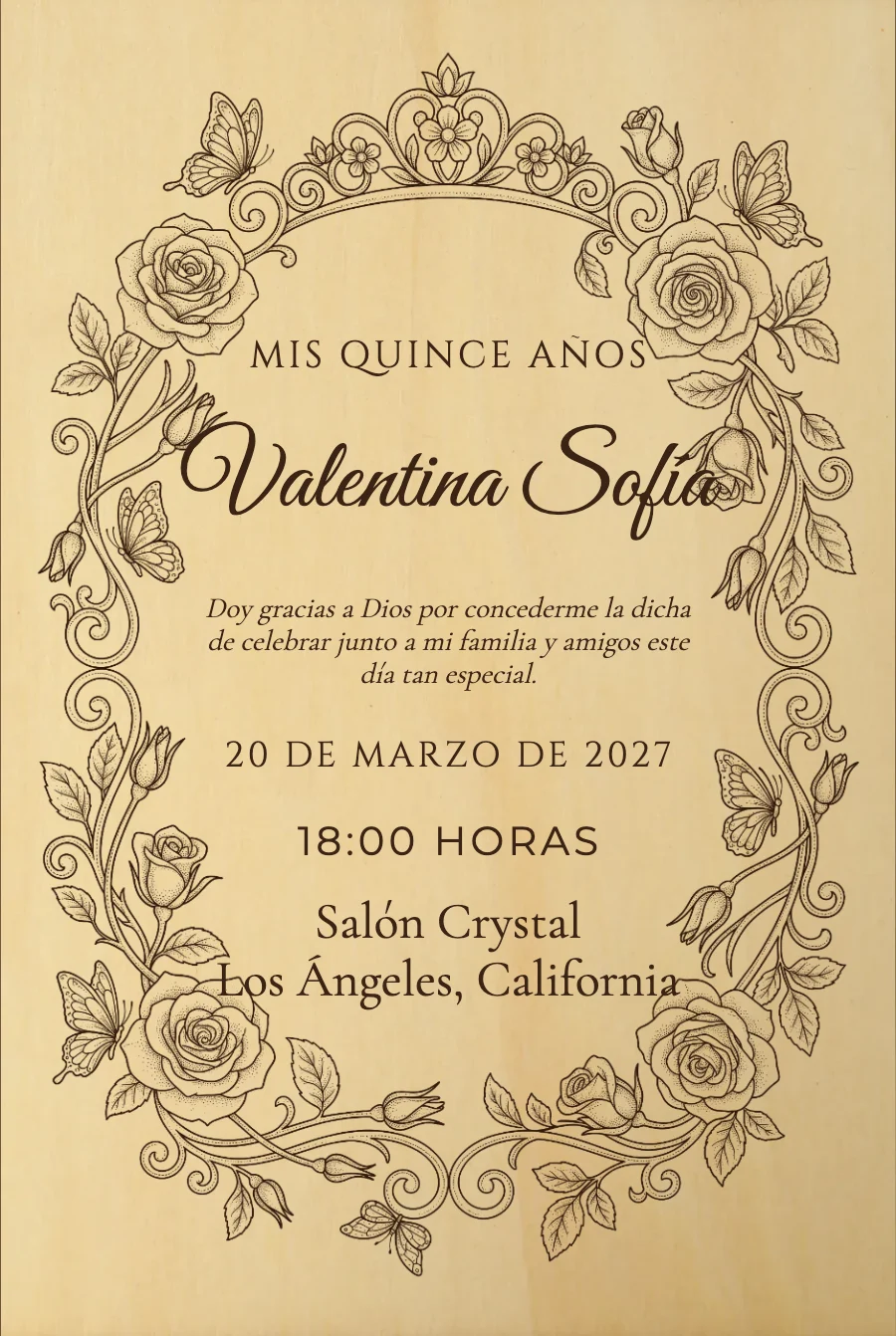 XV Mariposas Grabadas en Madera — Madera
